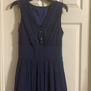 Beautiful blue sleeveless dress